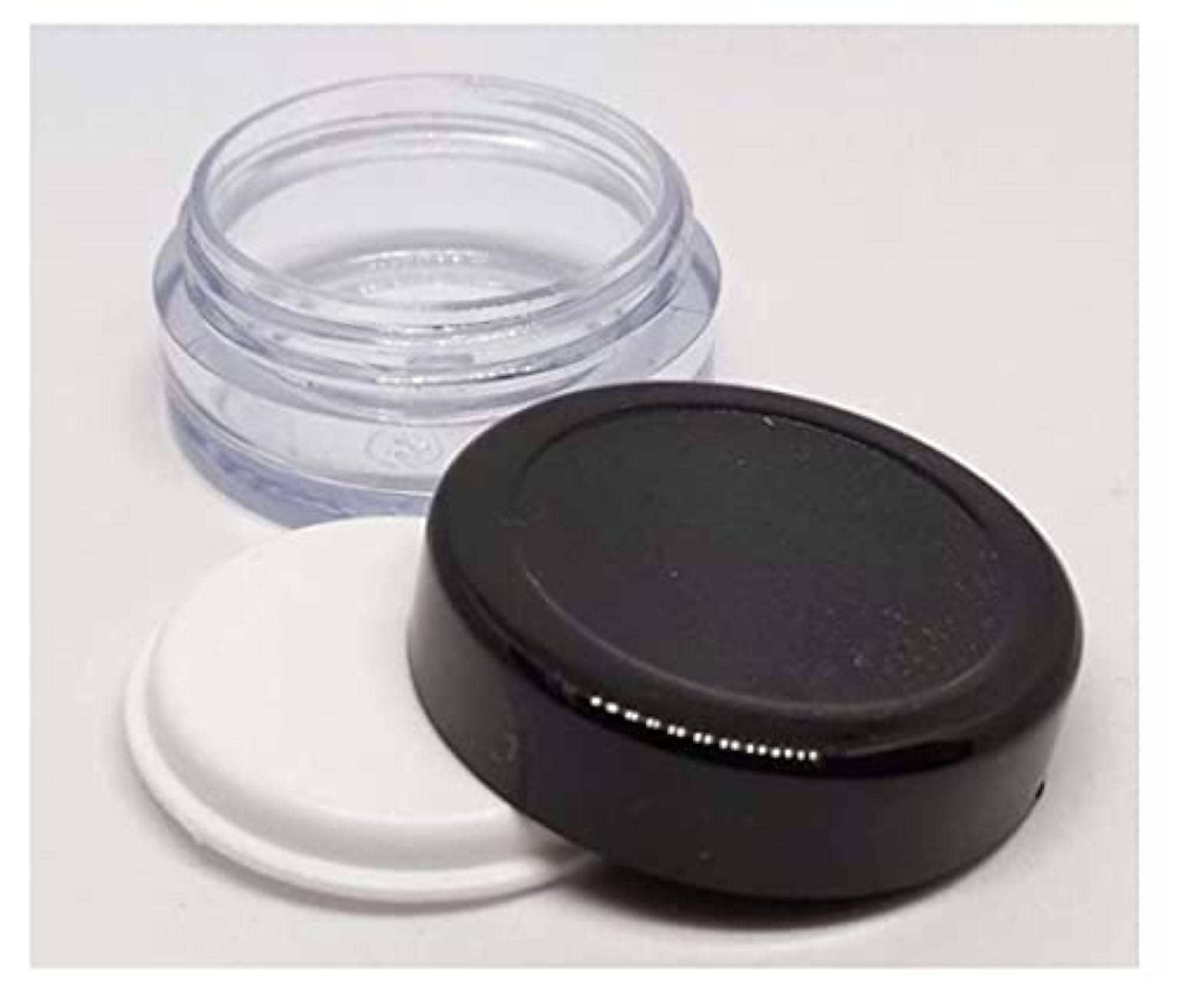 Set of 8 Acrylic Jars for DIY Lip Balms & Body Butter