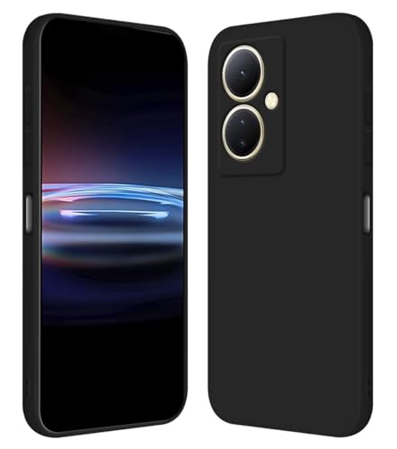 RankOne Funda para Vivo V29 Lite 5G / Vivo Y78+ (6.78' Inches) Carcasa de Silicona de TPU Suave - Negro