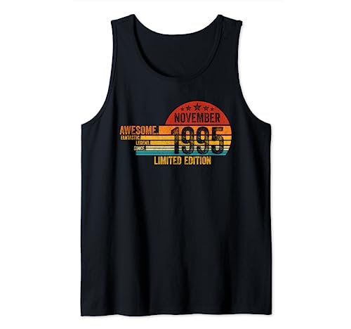 Regalo De Cumpleaños, Impresionante Desde Noviembre 1995 Camiseta sin Mangas