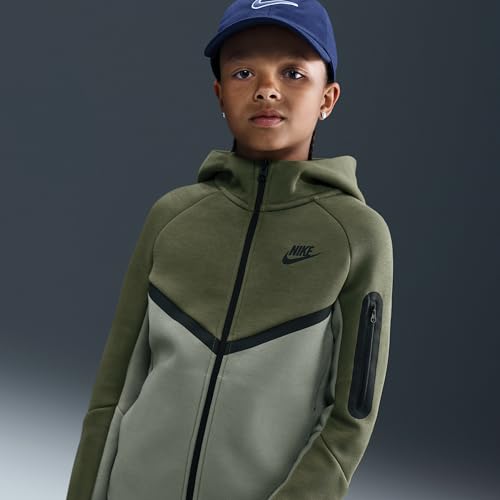Nike Sportswear Tech Fleece Big Kids' Full-Zip Hoodie (Medium