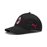 ac milan kits 2018/19 PUMA Cat Logo Branding PUMA AC Milan Trainings-Cap Puma Black-Tango Red OSFA