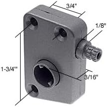 Right Hand RV Window Slant Sill Operator 1-3/4" Screw Holes