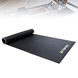TOPIOM Bodenschutzmatte für Fitnessgeräte | Multifunktionsmatte, geeignet für Rudergerät, Heimtrainer, Laufband, Crosstrainer | rutschfest, Pflegeleicht, haltbar | für Fitnessstudio & Zuhause