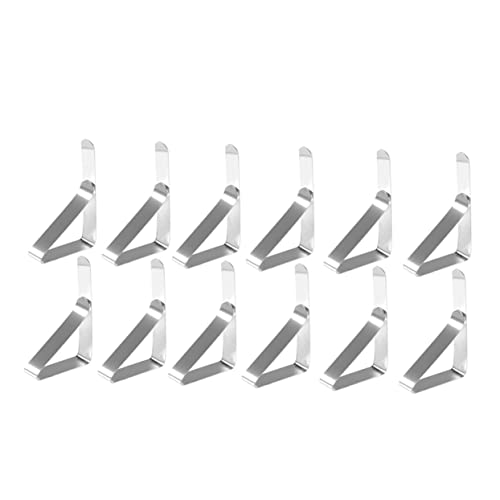 PRETYZOOM Pinzas para Cubiertas De Sujetamanteles Ajustables 4.5 Cm 12 Unidades Eventos