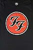 Foo Fighters T Shirt FF Band Logo Official Womens Skinny Fit Black M #2