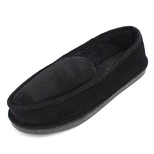 Bright Men's Corduroy House Slippers