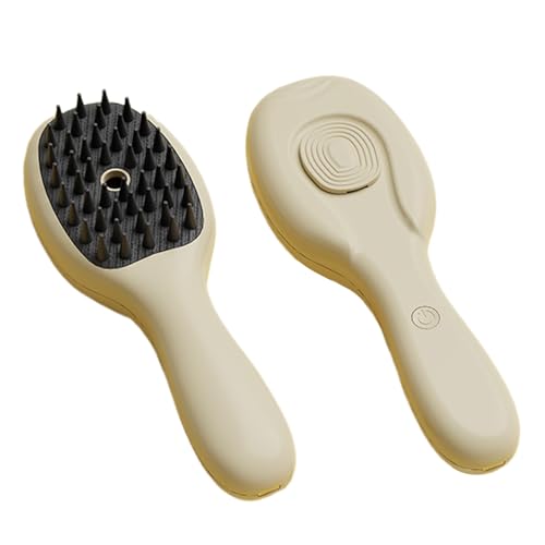 Niesel Cepillo de gato con vapor, cepillo de niebla hidratante para pelar, accesorio de aseo, eliminación de, para perros y animales pequeños