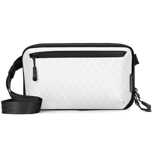 Small Crossbody Bag for Women with Duraflex Buckle - Waterproof Nylon Diamond Quilted & 900D Poly, Adjustable Shoulder Purse