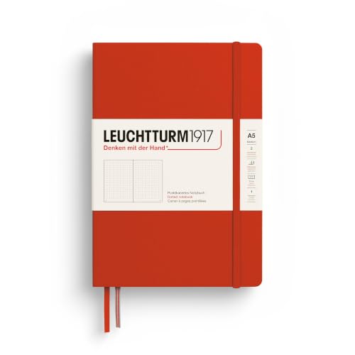 LEUCHTTURM1917 - Notebook Hardcover Medium A5-251 Numbered Pages for Writing and Journaling (Fox...