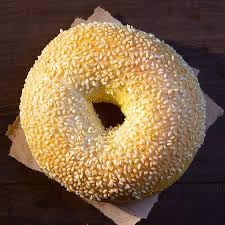 Fresh New York Classic Sesame Bagel by RawJoy | Delicious Fresh Sesame Bagel Pack of 12
