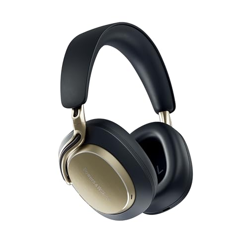 Image of Bowers & Wilkins Px8 S2 Wireless Over-Ear Headphones, Midnight Blue, Bluetooth Headphones with Active Noise Cancelling, Hi-Res Audio, 30 Hours of Playtime, USB-C 15-Min Quick Charging