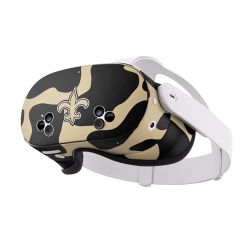 Vinyle Meta Quest 3S NFL New Orleans Saints autocollant skin
