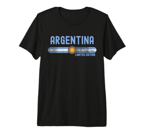 Argentina Flag | Men Women Kids | Patriotic Argentine Premium T-Shirt