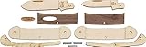 Case Cutlery CA12131W Wooden Canoe Knife Kit, Brown