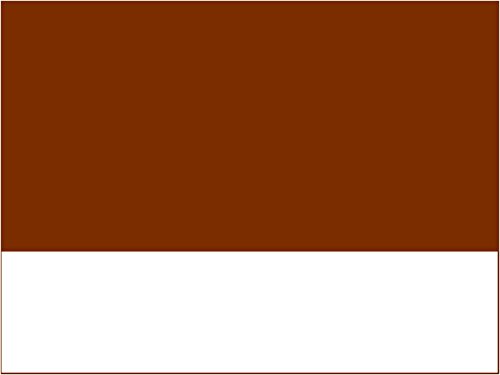 Drapeau paysage marrone et blanc grand format pour mât extérieur