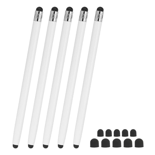 Stylet haute sensibilité tactile 2 en 1 PATIKIL blanc pour une précision fluide