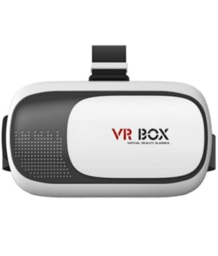 S.S Enterprises Virtual Reality Headset, 3D VR Glasses, White and Black