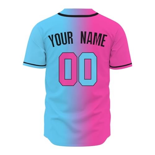 Custom Baseball Jersey Personalized Text&Logo Softball Uniforms Button Down Sports Uniform for Men Women Kids miniatura 3