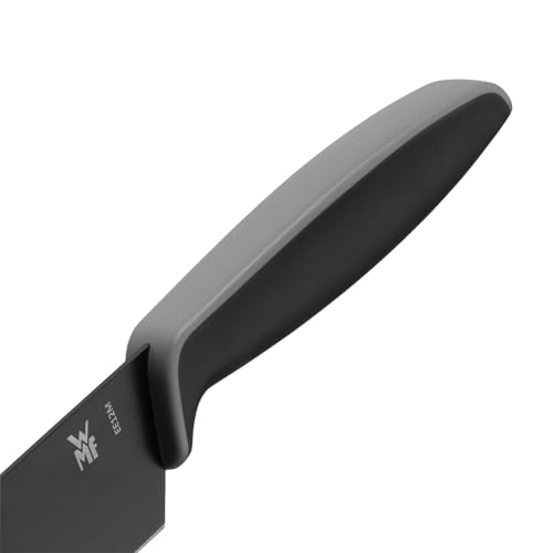 Foto von WMF Touch Messerset 2-teilig, Küchenmesser mit Schutzhülle, Messer Set Spezialklingenstahl antihaftbeschichtet, scharf, Kochmesser, Gemüsemesser, schwarz