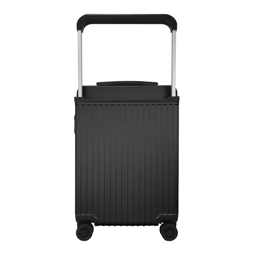 Mala Rígida De Fibra 360° Tamanho Bordo - Gladiador Wide (Preto)