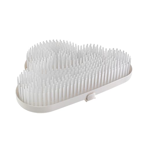 Image of melii Countertop Baby Bottle Drying Rack and Drainboard, BPA Free (White)