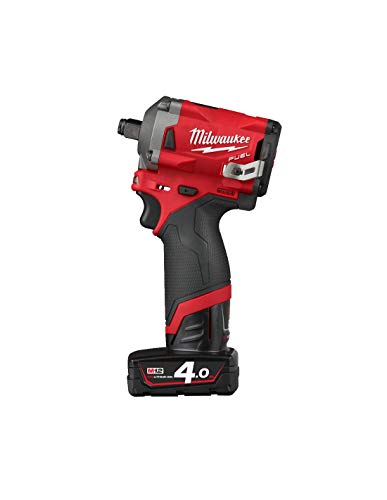 Milwaukee Akum. veržliasukis M12 FIWF12-422X (12V, 1x2,0 1x4,0Ah) Rouge