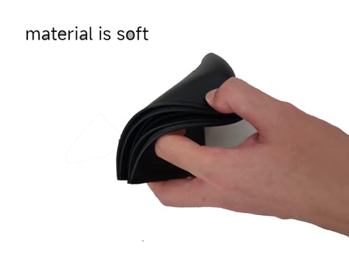 Classic pure black zipper soft men's wallet, suitable for various occasions, easy to carry, can safely store cash and credit cards, suitable for personal use and gift giving（Classic Black）4