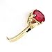 Imagen de 1,15 Carat 14 K oro macizo anillo con Natural ovalado Ruby
