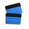 R-Minas 2Pcs Squeegee Car Film Soft Felt Edge Window Glass Decal Applicator