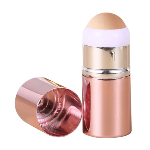 Ipetboom Bola Absorbente De Aceite De Piedra Volcánica Esponja Esteticista Masajeador Facial Rodillo Para El Cuidado De La Piel Buque De Vapor Rodillo Facial Piel Facial Roca Volcanica Rosa