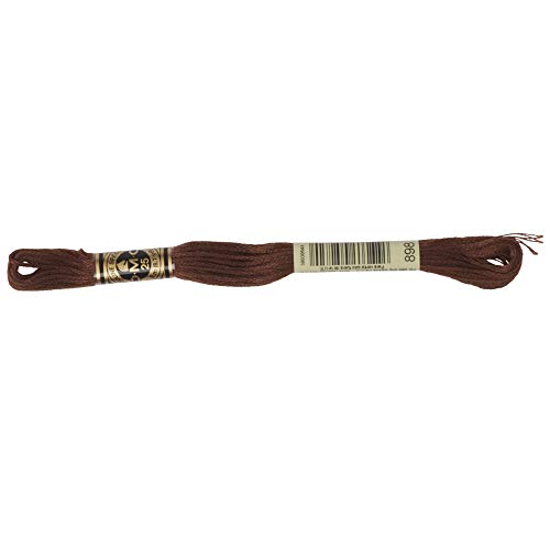 Image of DMC 6-Strand Embroidery Cotton Floss, Very Dark Coffee Brown