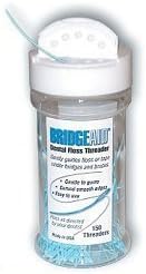 BridgeAid Dental Floss Threader Bottle 150, by BridgeAid