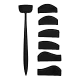 . 【Tragbar】: Leicht zu tragen, um Ihr Make-up jederzeit und überall zu verfeinern. Exquisite Silikonform, die Ihrer Ästhetik entspricht.