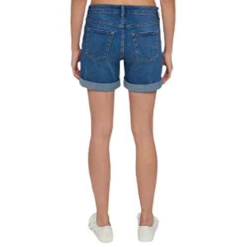 Tommy Hilfiger Women's Denim Jean Shorts With Cuffs For Summer And Spring, Cape Blue, 6 #TOP1