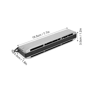Harmonica Instrument, Facile à Jouer 16 Trous 64 Tons Orgue à Bouche Métal pour Débutant - Les Beatles, Paul McCartney, John Lennon, RIngo Starr, George Harrison Harmonica Instrument, Facile à Jouer 16 Trous 64 Tons Orgue à Bouche Métal pour Débutant – Image 6