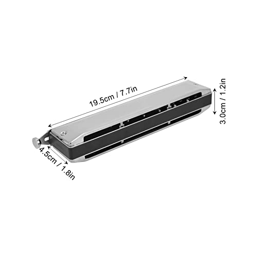 Harmonica Instrument, Facile à Jouer 16 Trous 64 Tons Orgue à Bouche Métal pour Débutant - Les Beatles, Paul McCartney, John Lennon, RIngo Starr, George Harrison Harmonica Instrument, Facile à Jouer 16 Trous 64 Tons Orgue à Bouche Métal pour Débutant – Image 7