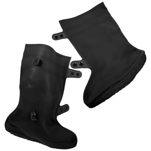 Protège-bottes imperméables caoutchouc adulte semelle antidérapante portable