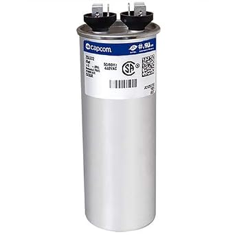 Round 25L502 Capacitor 35 uf MFD 440 Volt Replaces Z97F9639 97F9639