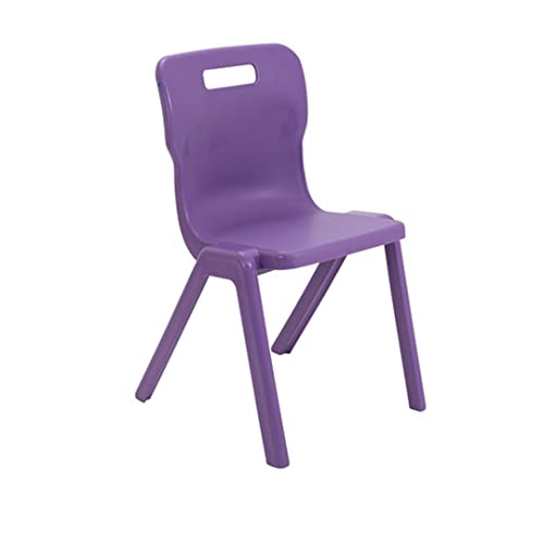 Office Needs Direct Titan School Stacking Chair One Piece 380h Age 8-11 Years Purple T4PURPLE. MIN ORDER 6