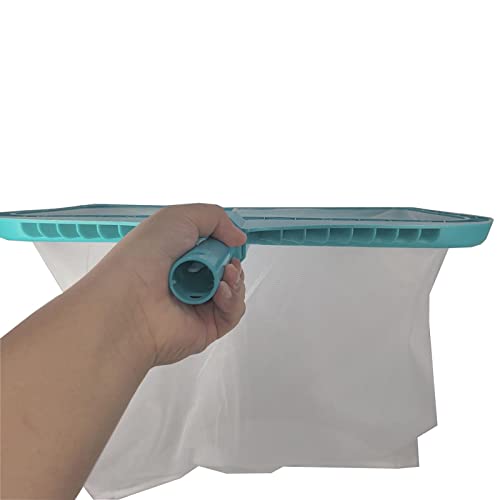 folhas piscina, cesta malha fina para remover resíduos folhas – Equipamento limpeza piscina para man