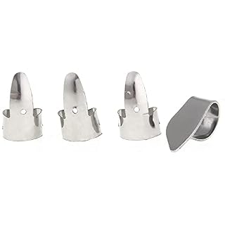 4 pièces Guitare Pick Finger Pick Thumb Pick Thumb Pick Index Finger Pick Métal Banjo Ukulélé Compatible avec Guitare… - Les Beatles, Paul McCartney, John Lennon, RIngo Starr, George Harrison 4 pièces Guitare Pick Finger Pick Thumb Pick Thumb Pick Index Finger Pick Métal Banjo Ukulélé Compatible avec Guitare… – Image 5