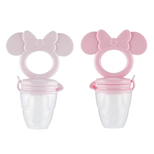 Disney Mickey and Minnie Teether with Fruit Feeder - Safe and Durable Design for Soothing Your Baby's Teething Pains