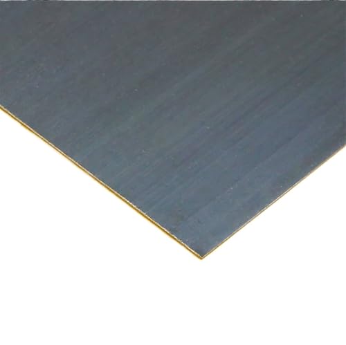 TUBENEXIAN 角板 プレートボード 焼入れ 65Mn スプリングスチール 金属箔パネル 厚さ0.1mm-2mm 金属製ハンドメイド(0.9 x 200 x 500mm)