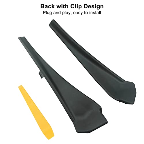 Landsin Left Right Front Windshield Wiper Side Cowl Extension Trim Fender Cover Fit For Nissan Rogue 2014-2020 66895-4Cl0A 66895-4Ba1A 66894-4Cl0A 66894-4Ba1A 1Pair #TOP4