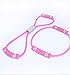 {Paghi uno prendi due}Figura elastica alta otto tirare indietro fascia elastica home trainer corda elastica braccio spalla collo attrezzatura per il fitness yoga (rosa)