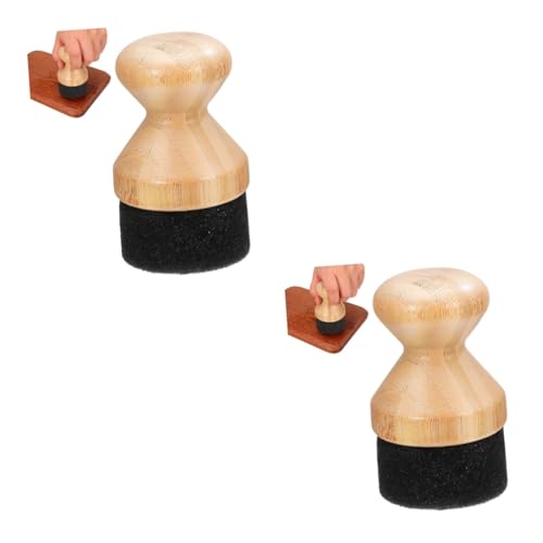 Homoyoyo 2pcs Wax Applicator for Cutting Boards Oil Applicator Sponge for Butter Application Essential Kitchen Tool for Food Preparation and Maintenance