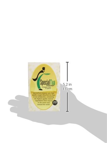 Special Tea Organic Gourmet White Tea Bags, Honeybell Orange Blossom, 20 Count #TOP4