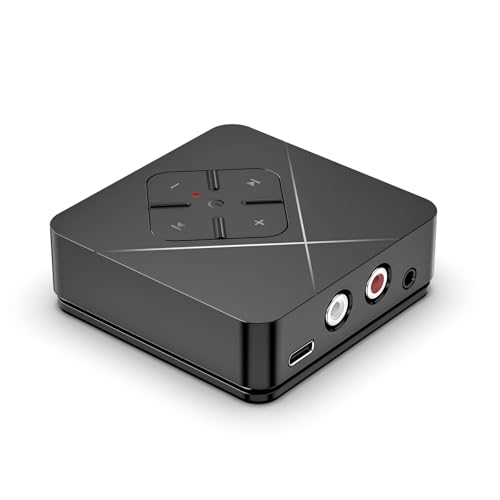 Ultrbeka 2026 Bluetooth 6.0 Receiver for Home Stereo with 3.5mm/RCA, Bluetooth Adapter for Stereo Receiver, Amplifier, Speaker, HiFi