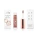 100% PURE Lip Gloss (Fruit Pigmented), Pink Caramel, High Shine, Moisturizing, Natural Lip Gloss, Sheer Finish, Tinted Lip Gloss w/Cocoa Butter, Vitamin E (Nude Rosy Brown Color) - 0.14 Fl Oz