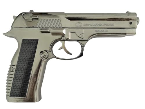 Airmount Gun Pistol Lighter Heavy Weight Metal Body Real and Original Like Gun Pistol for Decorative, Smoking Filled with Gas Silver and Black Color (B0CVGYX381) Amazon Price History, Amazon Price Tracker